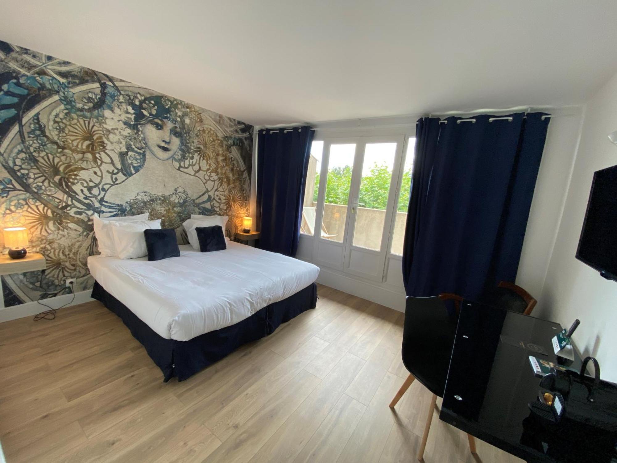 Logis Hotel Medieval, Montelimar Nord Rochemaure Eksteriør billede